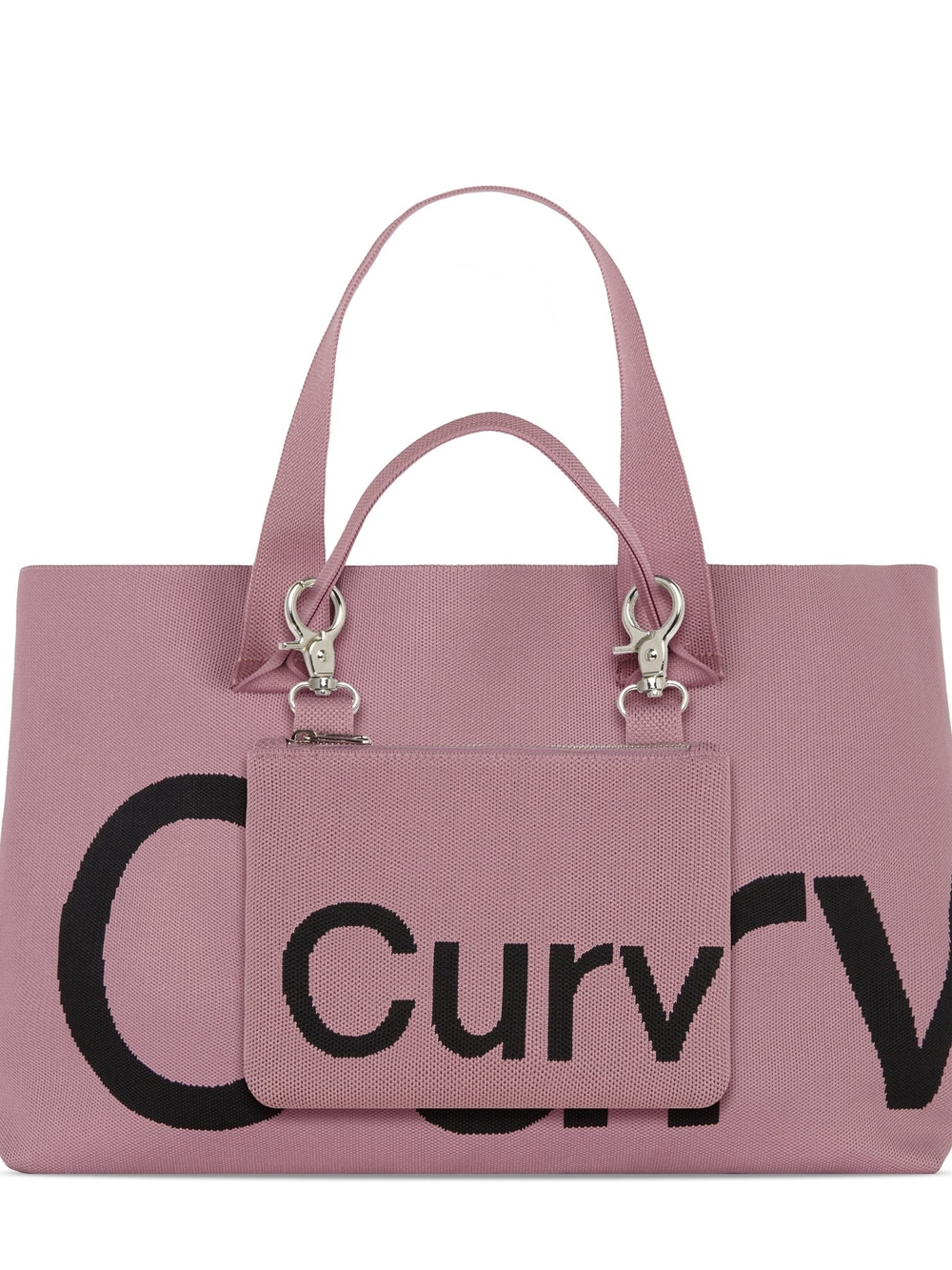 Curves Double Knit Tote (Dusty Rose)